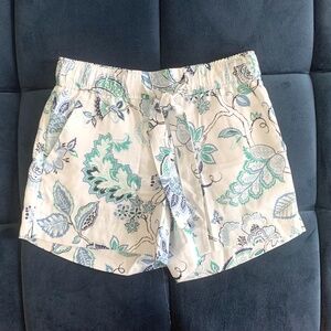 Shorts from Ann Taylor Loft, size 0, multi-color, blue, green, white